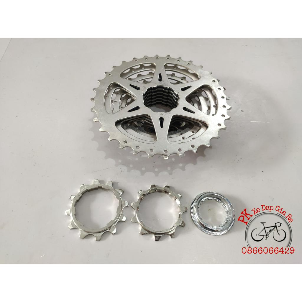 Líp xe đạp Shimano CS-HG400-9 JAPAN 11-28T, 11-32T, 11-34T, 11-36T, Líp thả 9 tầng Shimano Alivio hàng Chính Hãng