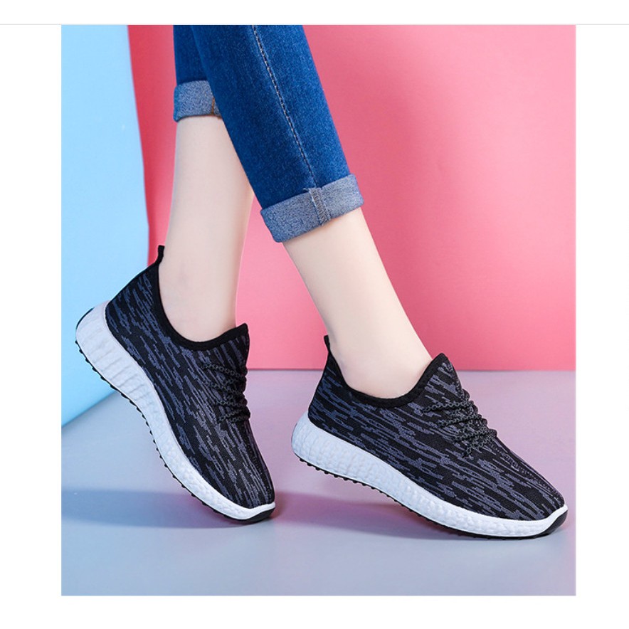 Giày Thể Thao Nữ Hàn Quốc XH8 Siêu Nhẹ,Siêu Mềm Thích Hợp Với Thể Dục, Tập Gym