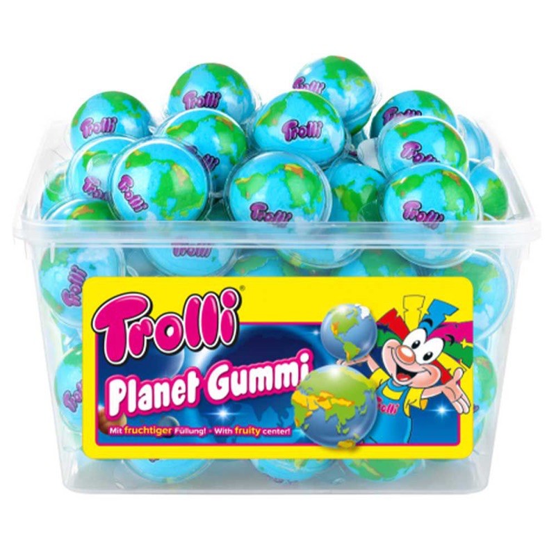 Kẹo dẻo quả cầu Trolli nhân trái cây - Đức