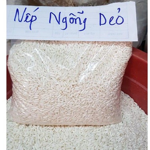 1KG Gạo Nếp Ngỗng Dẻo Thơm Ngon Đặc Sản Vùng Nam Bộ - Nam Gạo Sạch