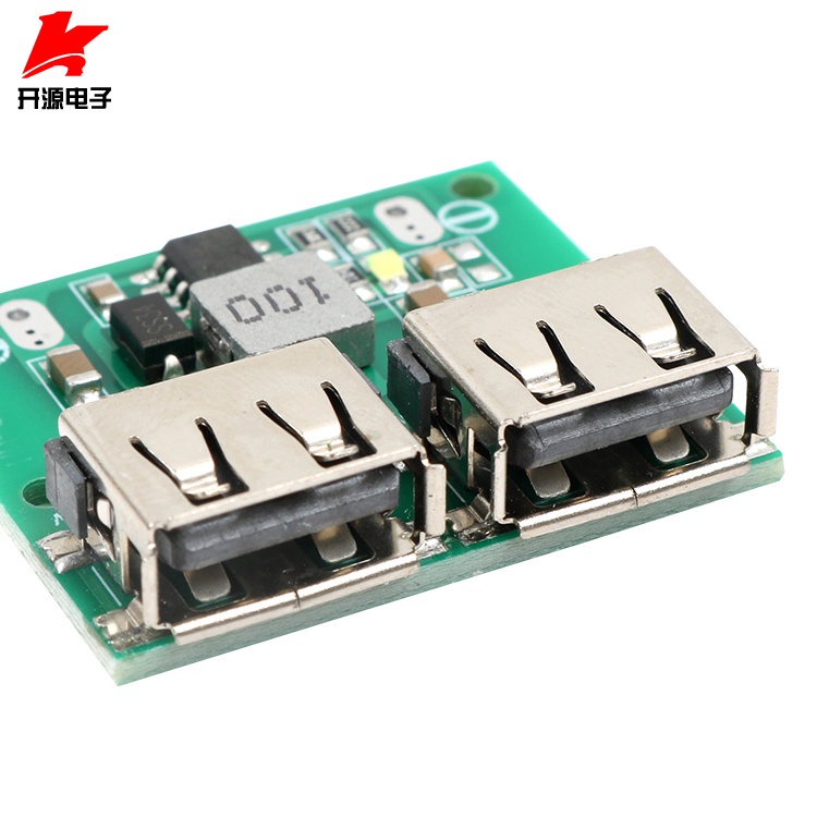 Mô Đun Điều Chỉnh Điện Áp Đầu Ra USB Kép 9V / 12V / 24V Sang 5V 3A