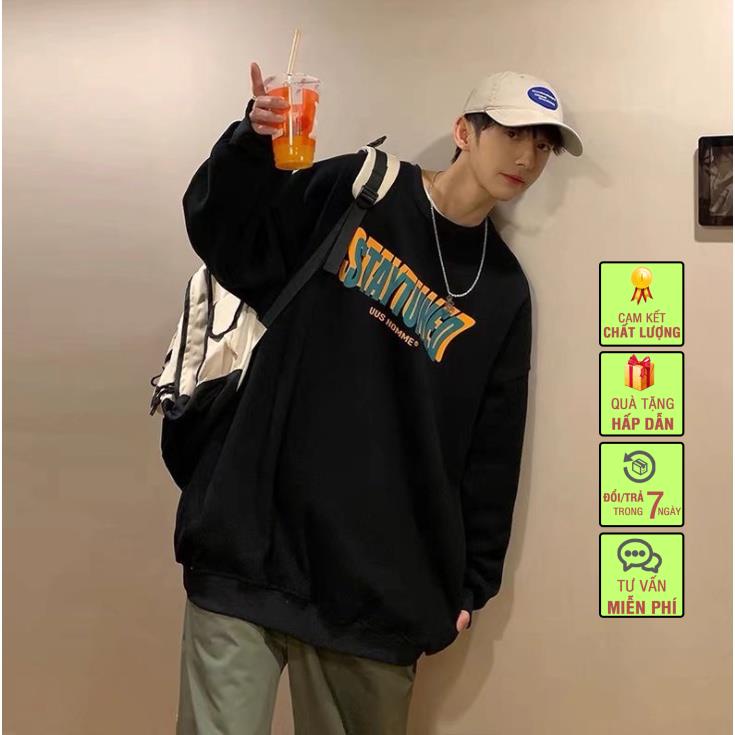 Aó Nỉ Sweater Họa Tiết STAYTUNED siêu dày ,siêu ấm. | BigBuy360 - bigbuy360.vn