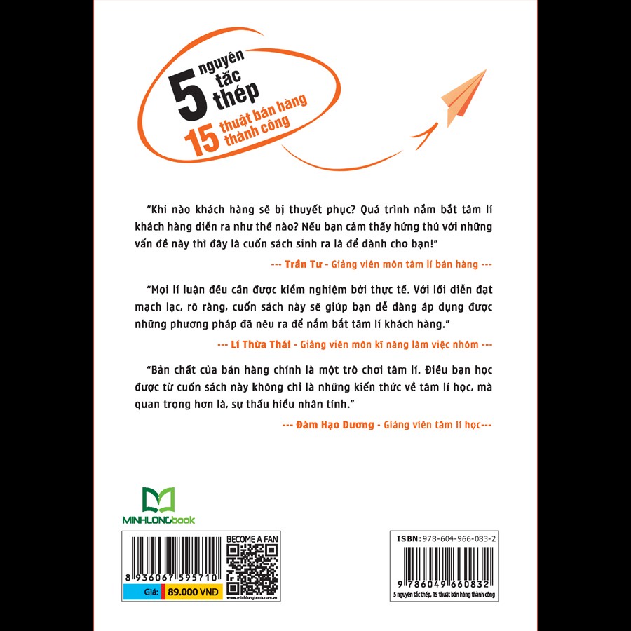 Sách - 5 Nguyên Tắc Thép, 15 Thuật Bán Hàng Thành Công