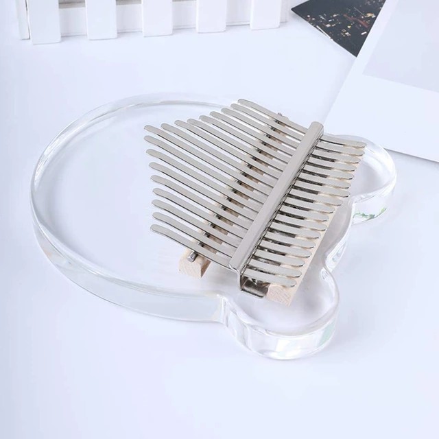 Đàn kalimba trong suốt gấu Acrylic M17