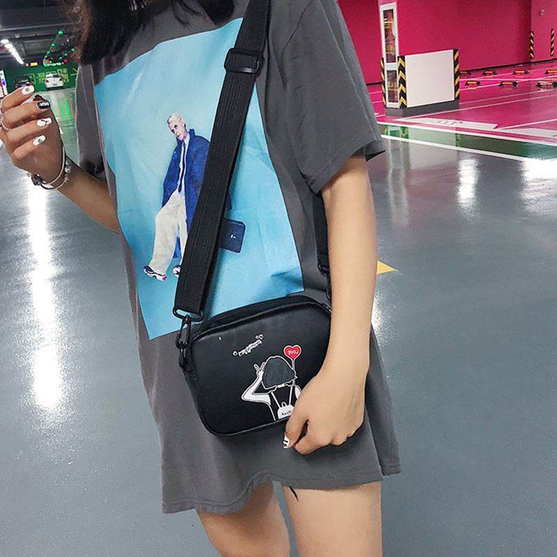 Túi đeo chéo hộp hình cô gái sành điệu phong cách hàn quốc shop banbuongiagoc_92 Hồ Chí Minh