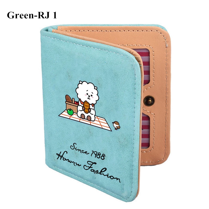 Ví ngắn in hình KPOP BT21 xinh xắn