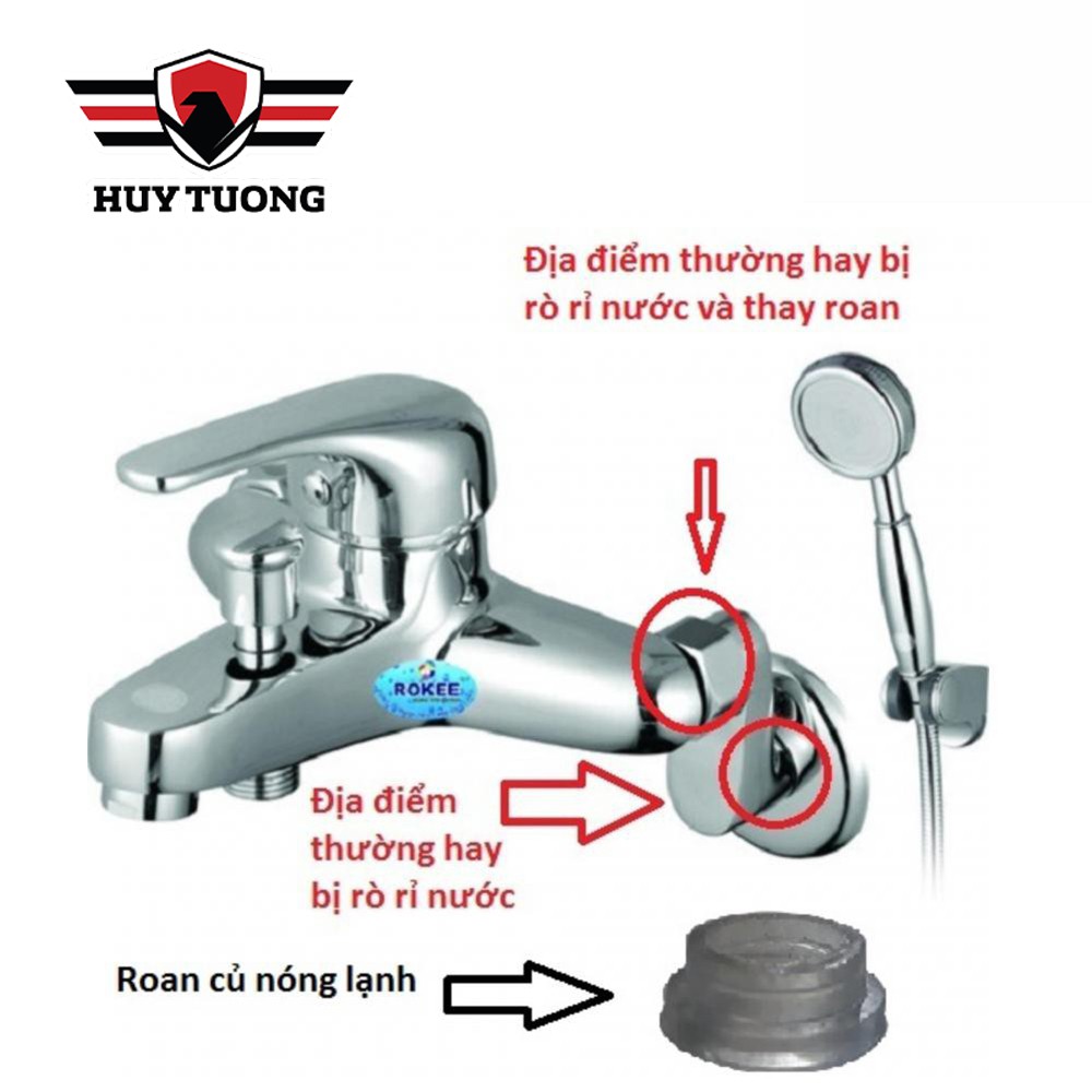 Bộ 2 Roan củ sen nóng lạnh ( chống rò rỉ ) - HUY TUONG