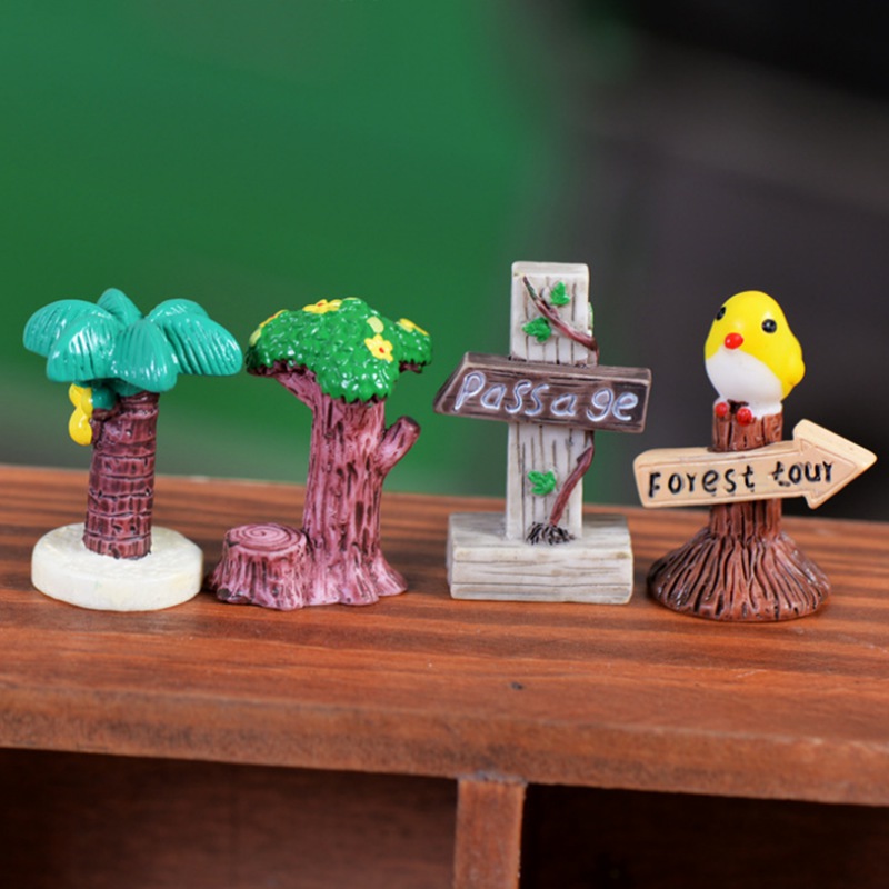 1 Đồ trang trí Gốc Cây Mini Trang Trí Sân Vườn