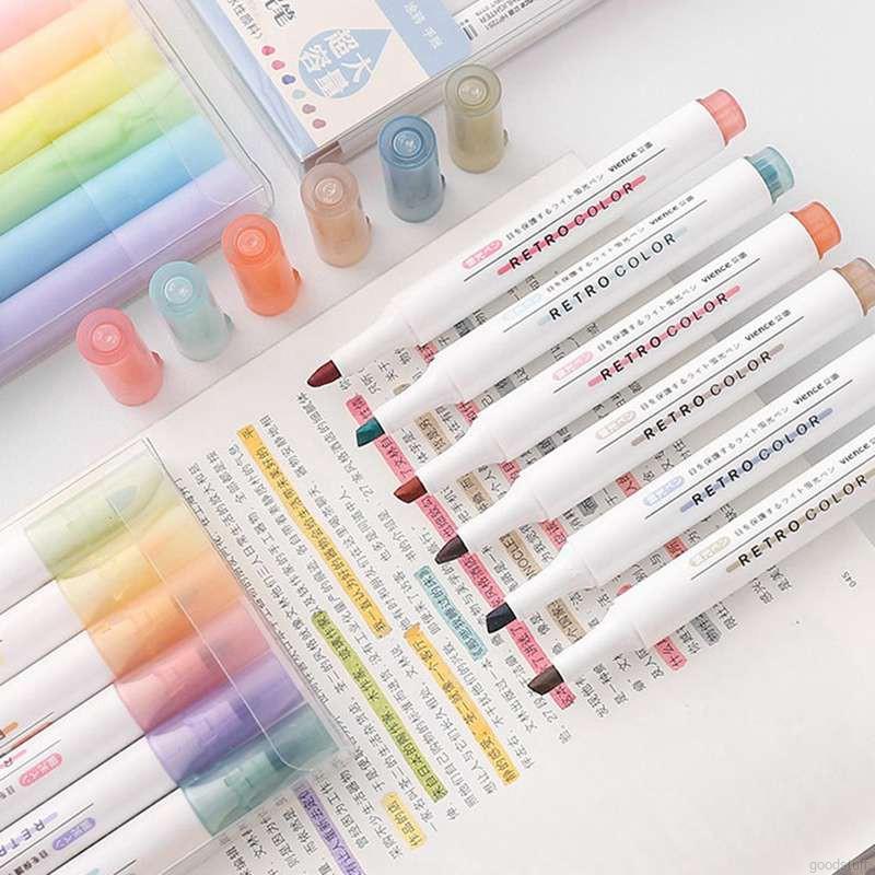 Set 1 / 6 Bút Đánh Dấu Nhiều Màu Sắc