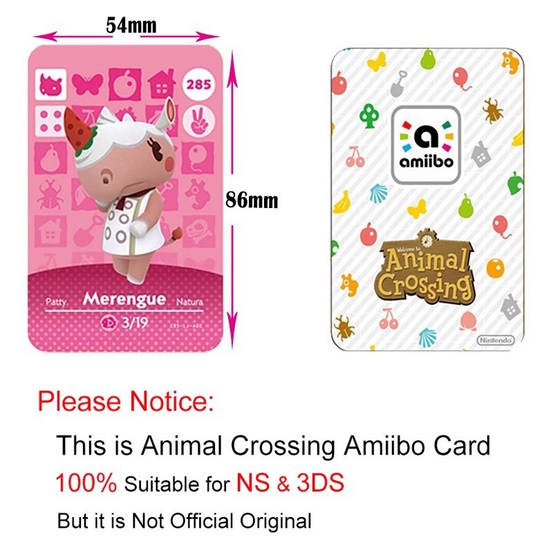Thẻ lẻ Amiibo animal crossing máy nintendo switch
