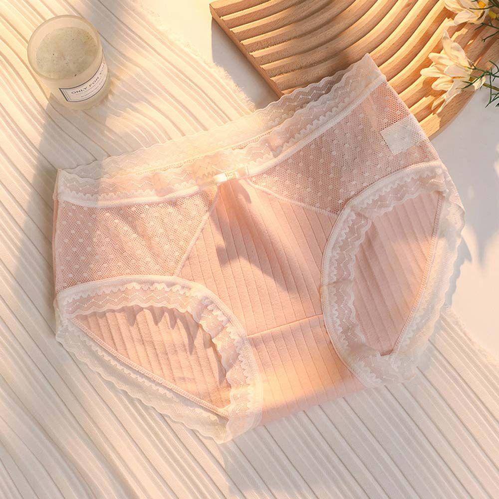 Quần Lót Thoáng Khí Họa Tiết Sọc Gợi Cảm Phong Cách Hàn Quốc Cho Nữ