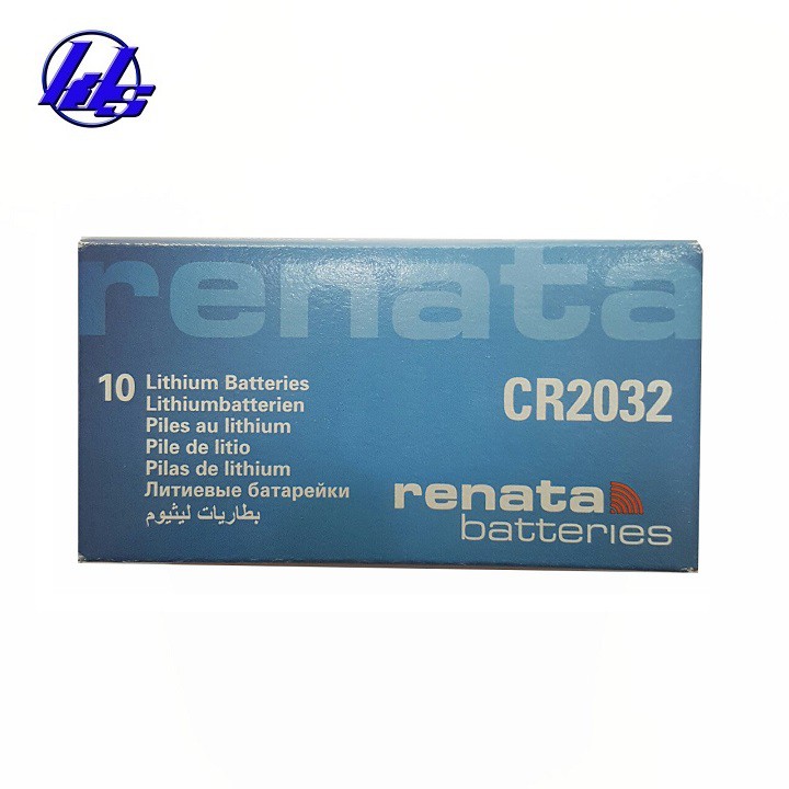 Pin CR2032 Renata lithium 3V chính hãng- Vỉ 1 viên