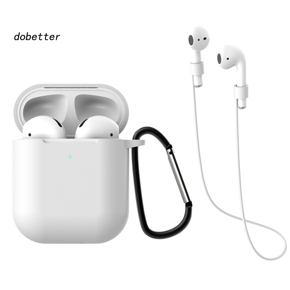 Hộp Đựng Bảo Vệ Tai Nghe Airpod 1 / 2 Kèm Móc Khóa Tiện Lợi