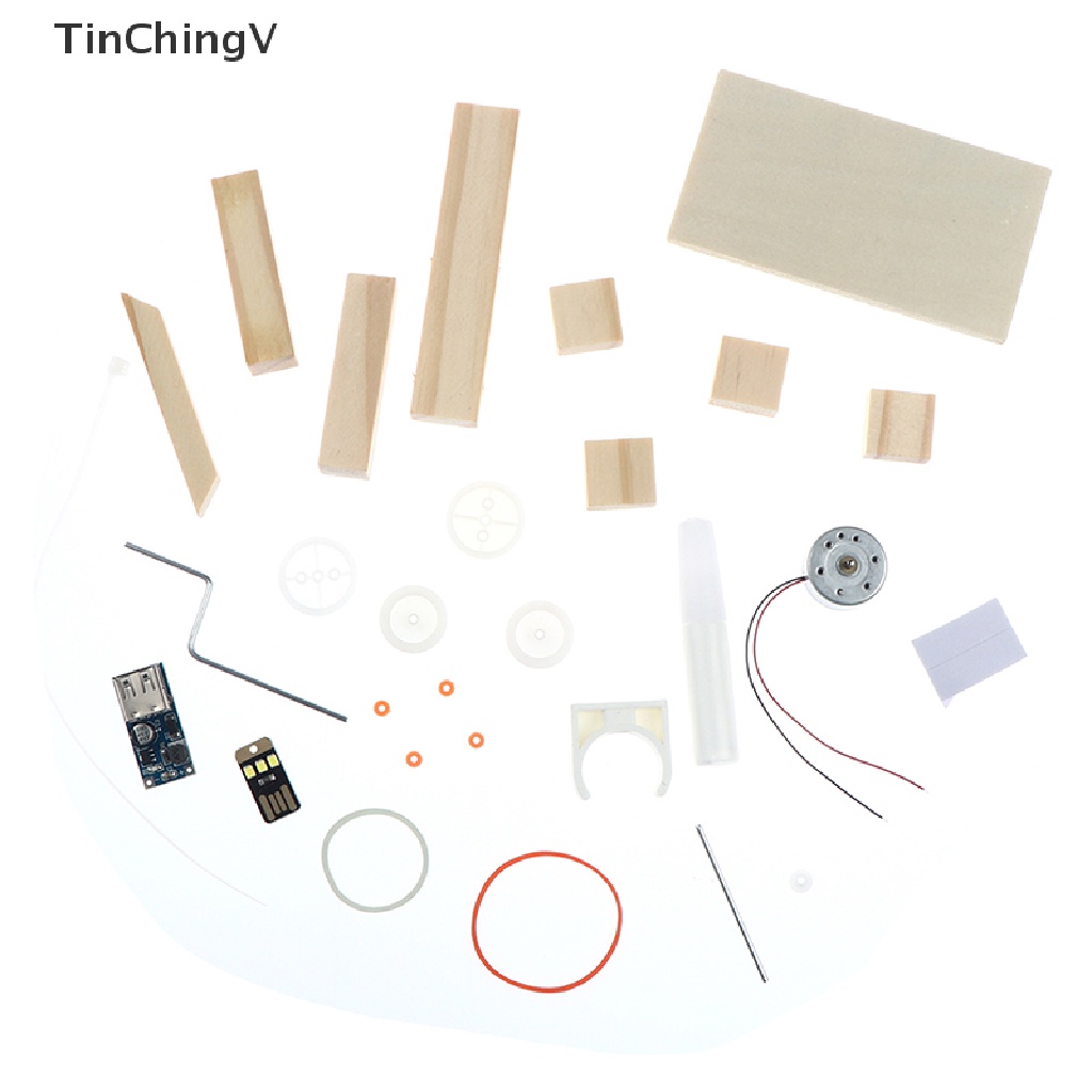 Bộ Đồ Chơi Lắp Ráp Mô Hình Máy Phát Điện Bằng Gỗ DIY Giáo Dục Khoa Học Cho Bé