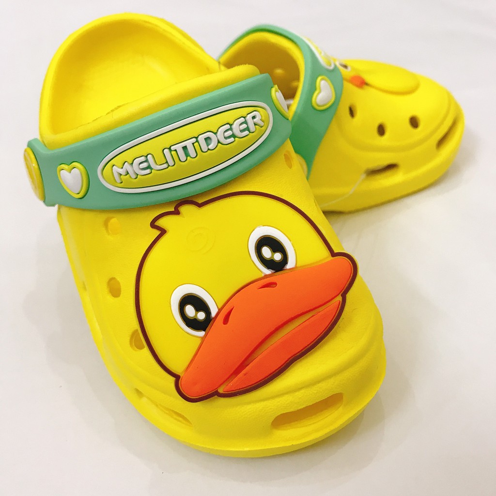 Dép Sục Vịt Vàng Cho Bé Trai Bé Gái Từ 1 đến 3 tuổi RoyalKids Size 13-17cm