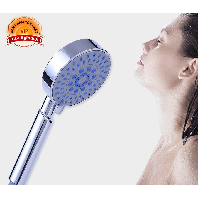 Bát Sen tắm nóng lạnh tăng áp 3 chế độ + Giá đỡ + Dây sen Đóng Vỉ xịn sò GIÁ BUÔN
