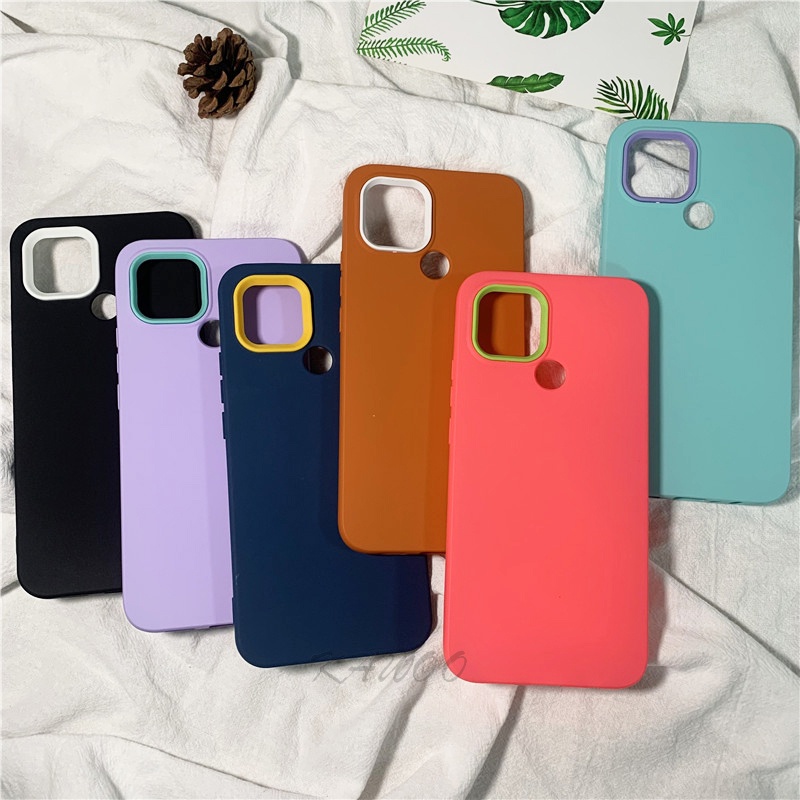 Ốp điện thoại TPU mềm chống sốc 3 trong 1 cho Oppo A15 A15S A52 A72 A92 A33 A53 2020 A54 A16 Realme C21