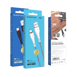 Cáp sạc nhanh,dây sạc BOROFONE BX25 lightning, micro, type-c