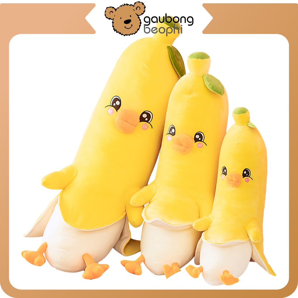 Gấu Bông Gà Cosplay Chuối Cute GauBongBeoPhi, Nhiều Kích Thước, Mềm Mại Cao Cấp, Qùa Tặng Cho Mọi Lứa Tuổi