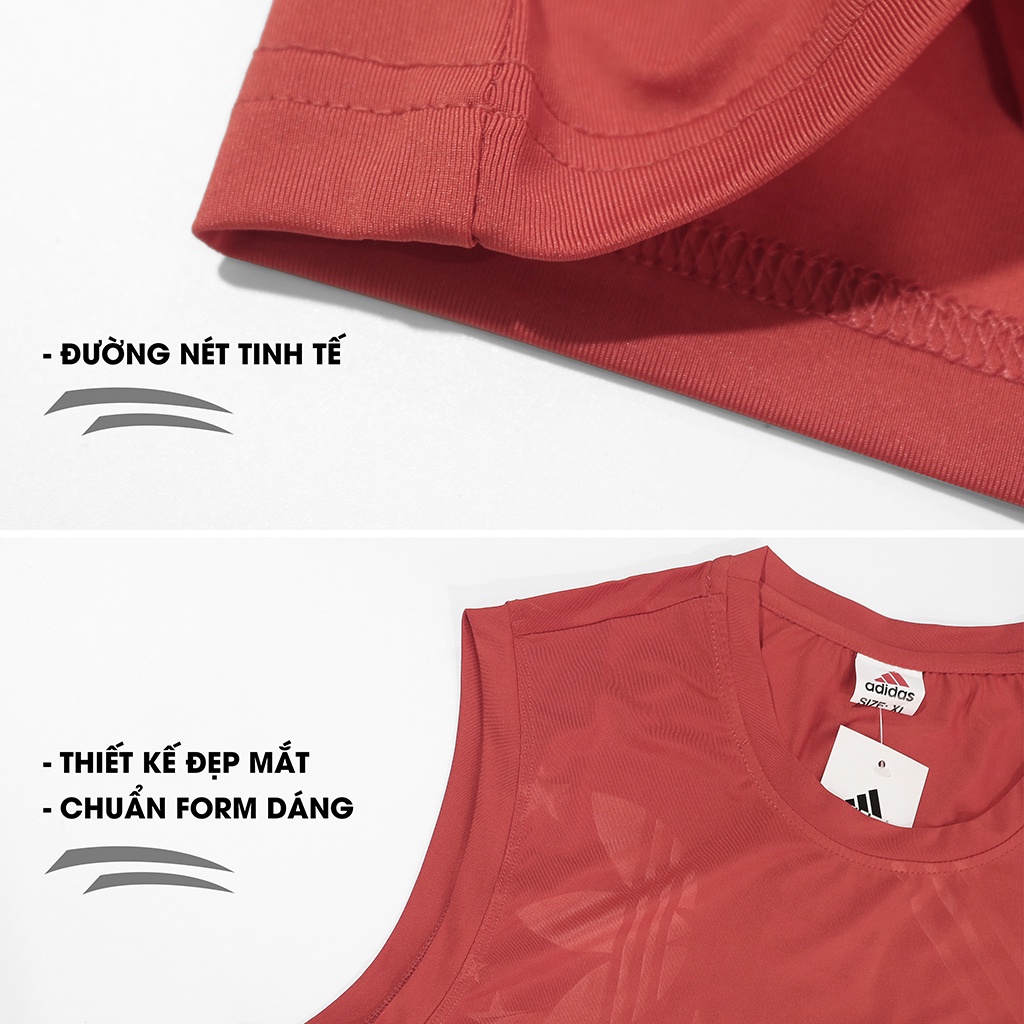 Áo thể thao nam sát nách 3 lỗ Tanktop chất liệu thun lạnh mềm mại tập gym cao cấp BMF