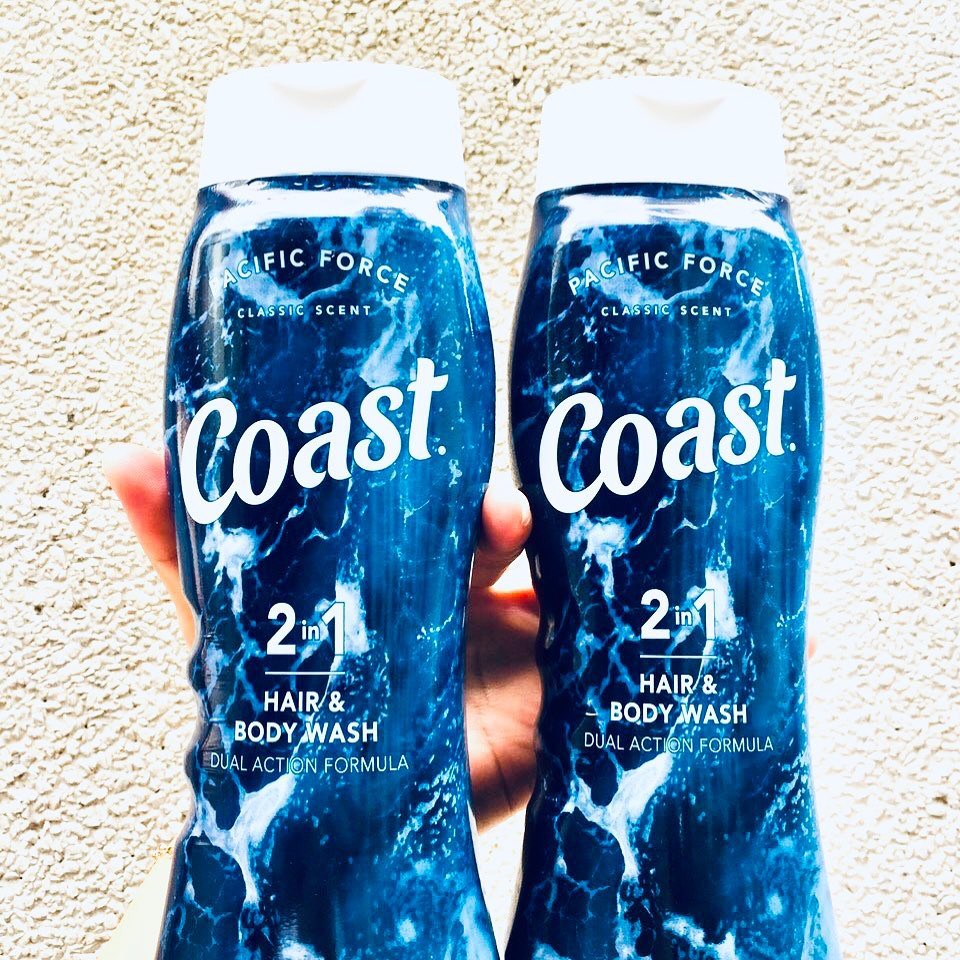 (Mẫu mới) Dầu gội và Sữa tắm Coast 532ml của Mỹ