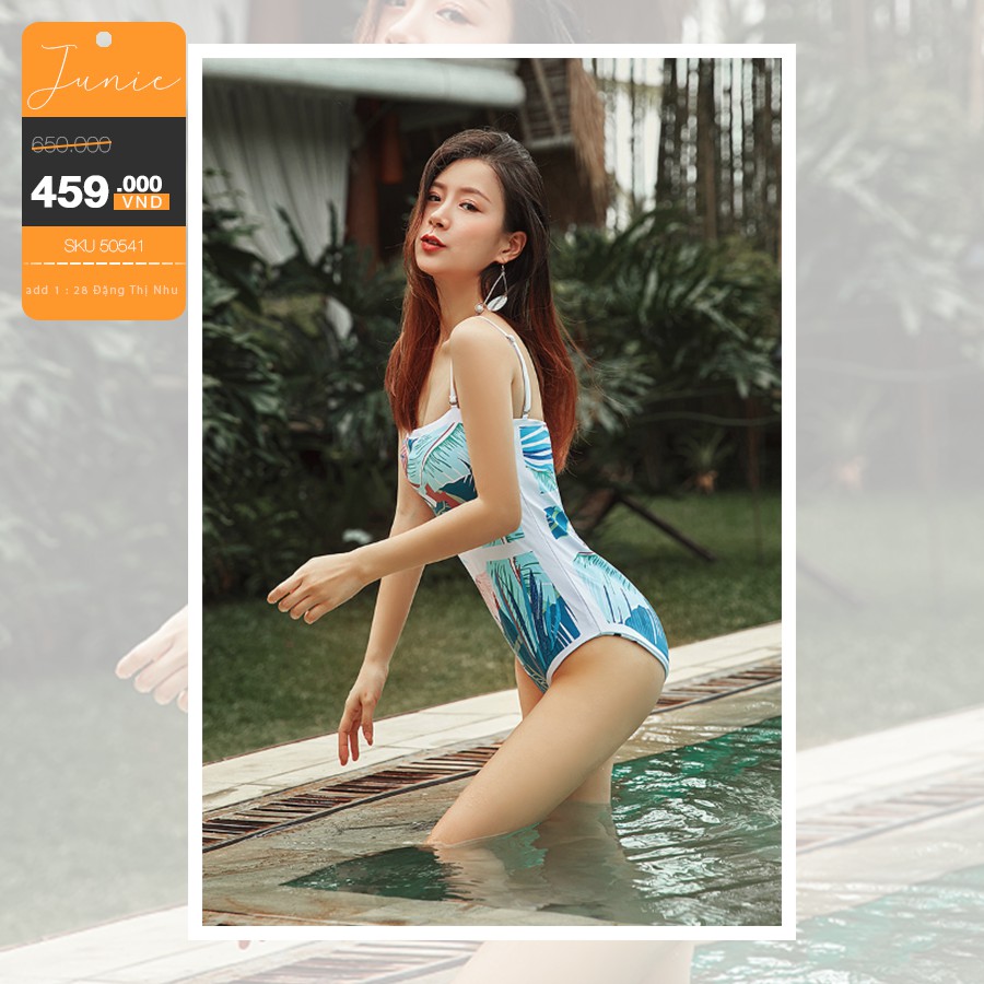 Bộ Bikini Trơn Họa Tiết 50541