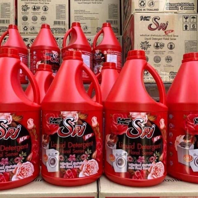 NƯỚC GIẶT SPJ ĐỎ 3.5L THÁI LAN