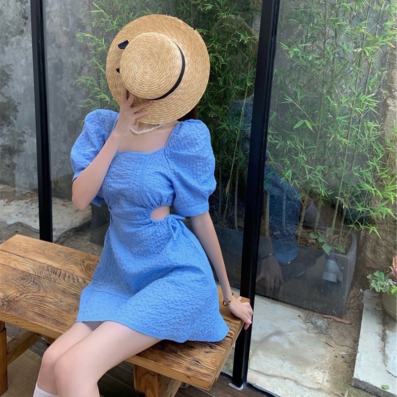 Đầm cut eo dây rút BIGSIZE  - Xẹt Studio Lady
