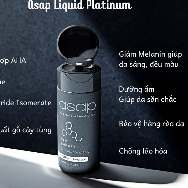 Nước Thần Bạch Kim ASAP  Liquid Platinum (130ML)