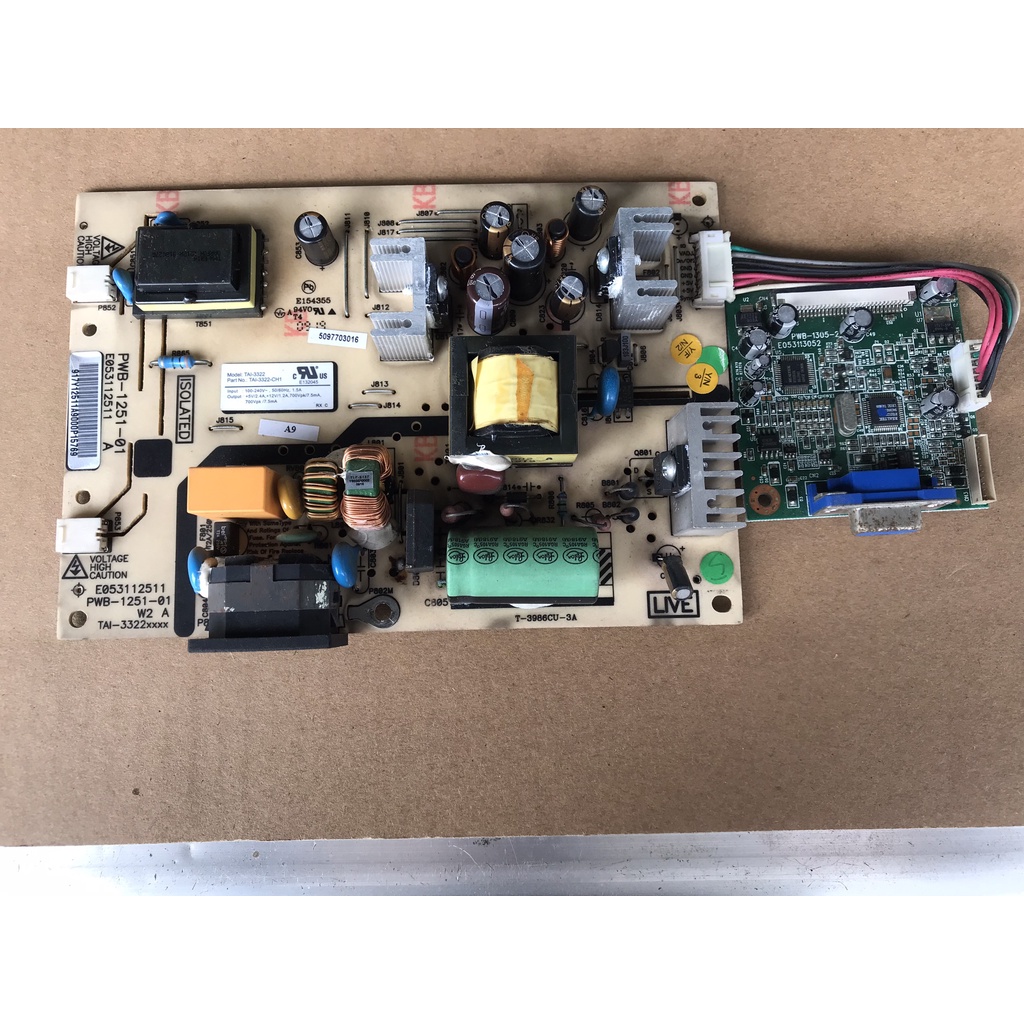 Bo LCD màn 18.5 19 HP V185E dùng thay thế vỉ không thể sửa chữa