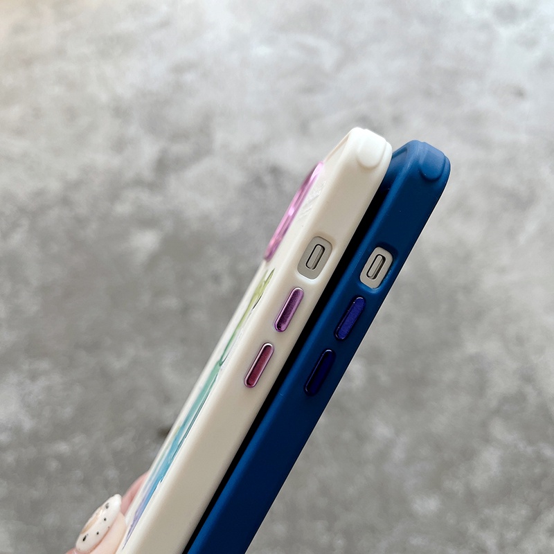 Ốp điện thoại in hình gấu sang trọng thích hợp cho iphone 13 12 11 Pro Pro max X XS XR Xs MAX 7 8 plus