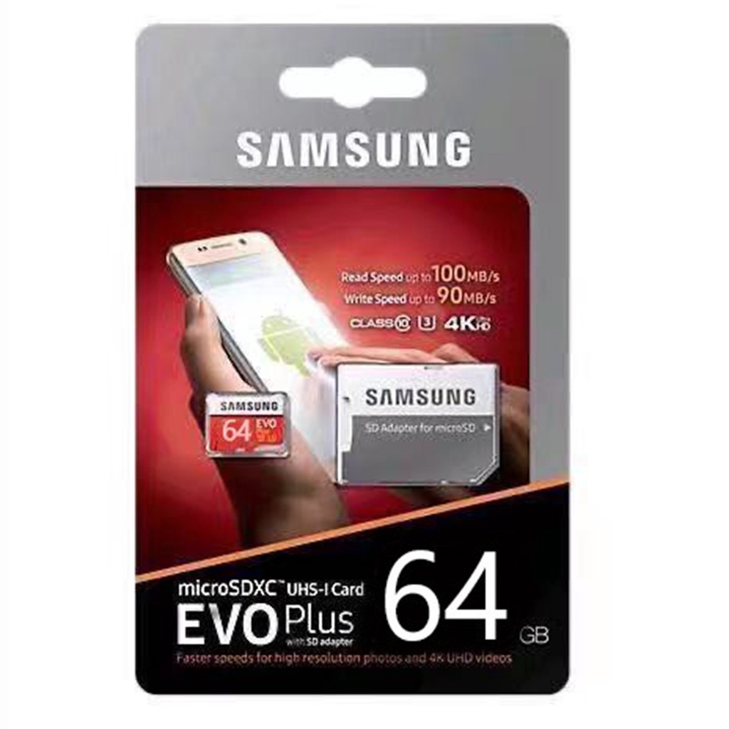 Thẻ Nhớ Samsung EVO Plus Micro SD 64/128/256/512GB Tốc Độ Cao UHS-1 TF Card | BigBuy360 - bigbuy360.vn