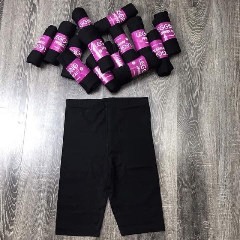 Quần legging đùi cuộn tím siêu hot