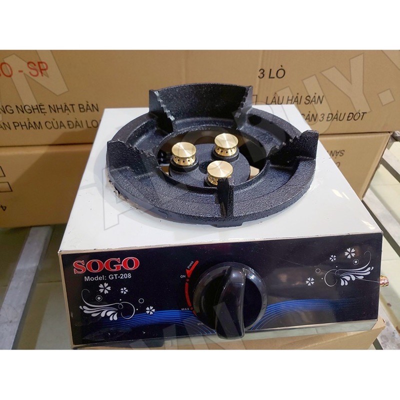 [CHÍNH HÃNG 100%] Bếp khè gas bán công nghiệp SOGO GT-208S1-3Dd