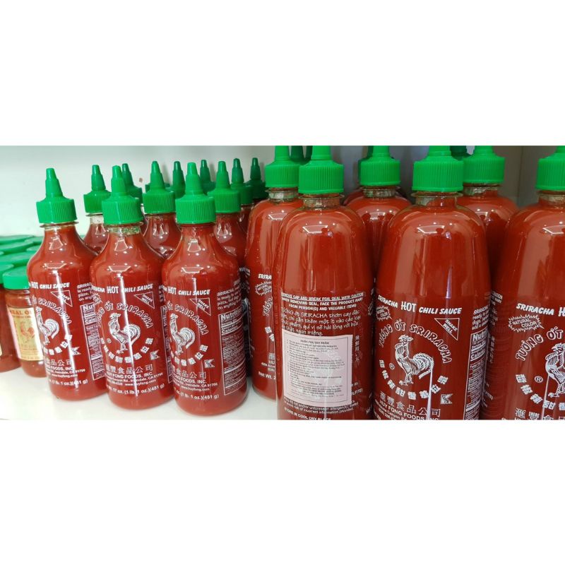 Tương Ớt 0 Calo, 0 Đường Sriracha từ Mỹ cho ngừoi Tiểu Đường,ăn Keto,Das,Healthy Thơm Ngon