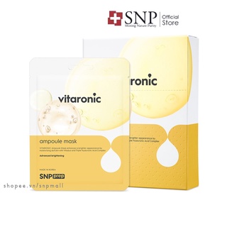 Mặt nạ dưỡng trắng da snp prep vitaronic ampoule làm mờ vết thâm xạm nám khôi phục làn da trắng sáng