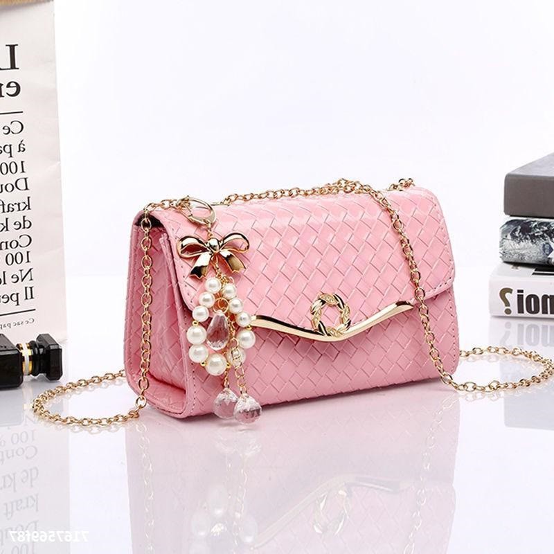 Túi Đeo Chéo, Túi Đeo Chéo T18 Caro Mới  Màu Hồng Phấn