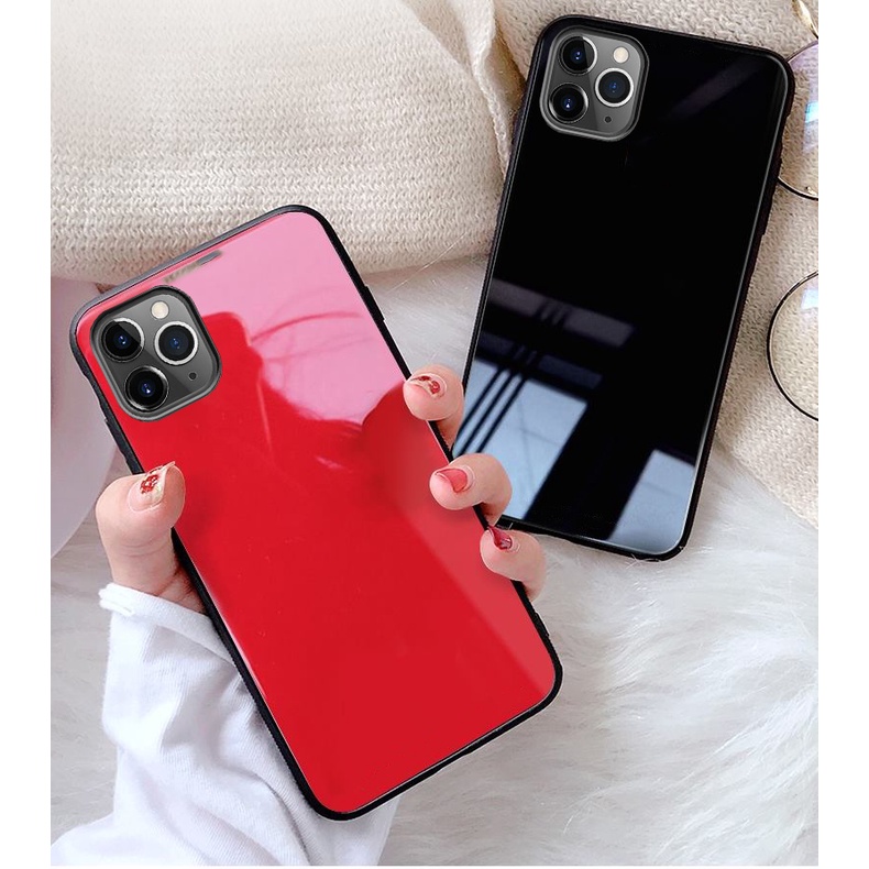 Ốp Lưng IPHONE 11, 11 PRO ,11 Pro Max, 12, 12 PRO, 12 PRO MAX,12 MINI Mặt kính gương sáng bóng cao cấp