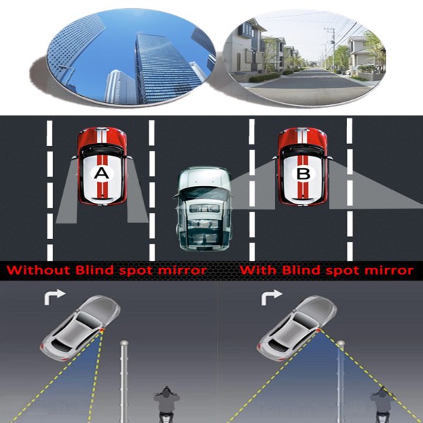 Bộ 2 gương cầu lồi chết chiếu hậu