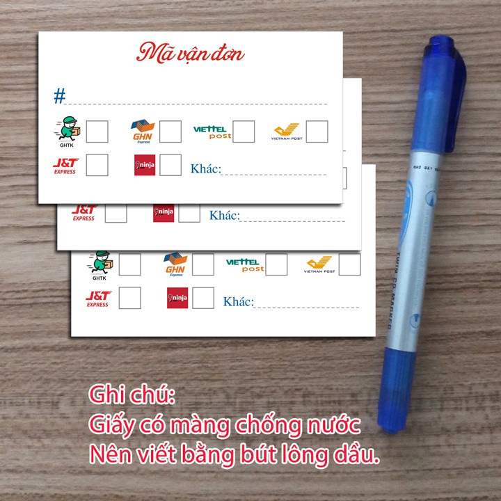 Decal Phiếu Giao Hàng - 20k/100 tem