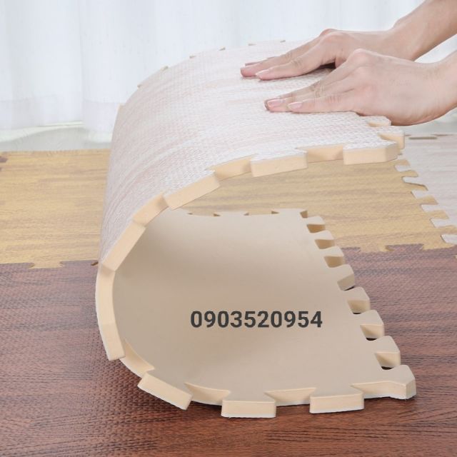 Thảm vân gỗ lỗi nhẹ 60×60x1cm