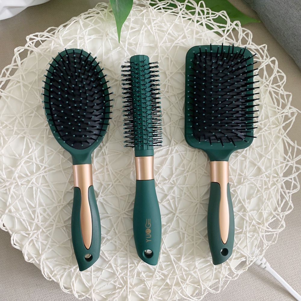 Lược Chải Gỡ Rối Tóc, Massage Da Đầu Xanh YueGe Cao Cấp
