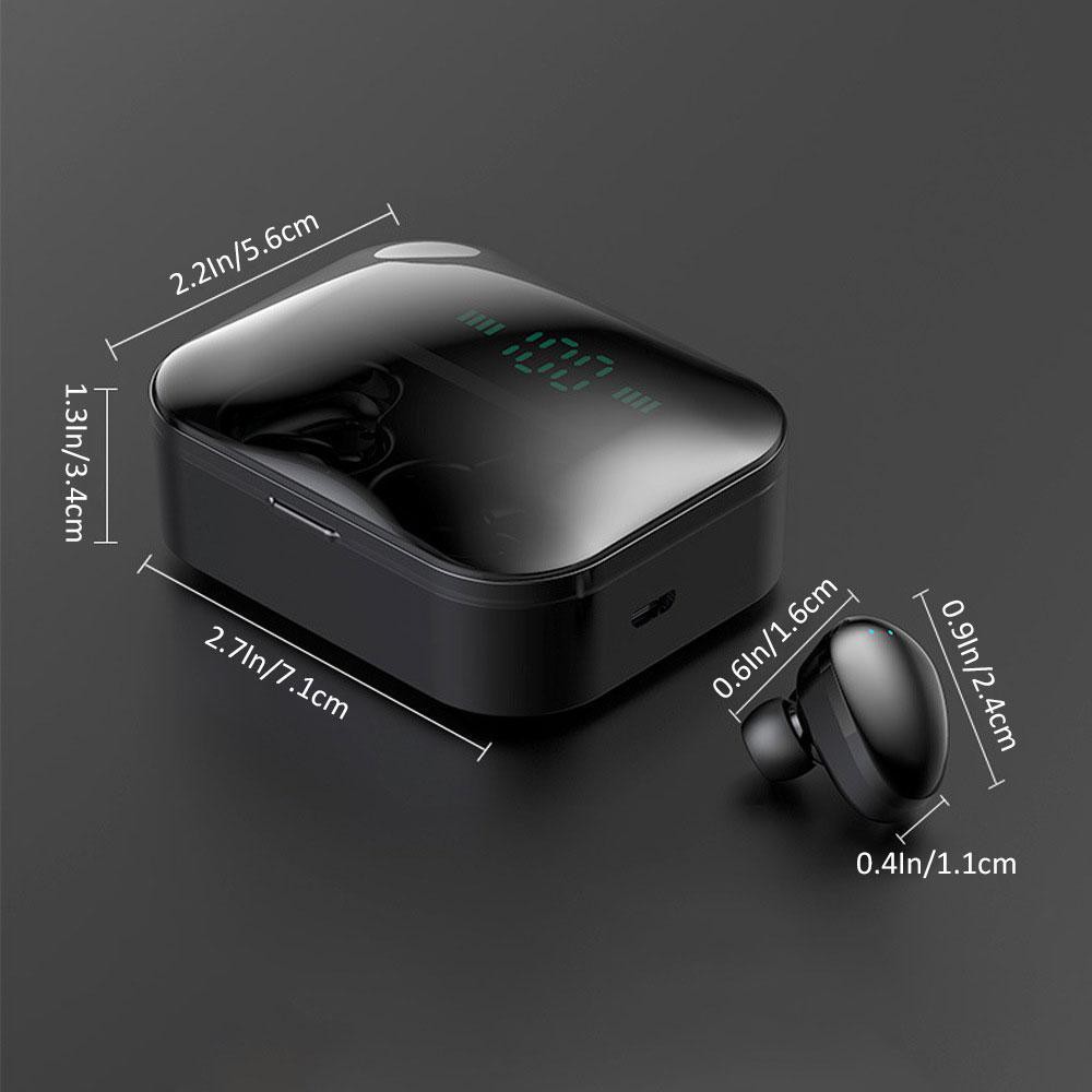 Tai nghe Nhét tai True Wireless không dây Bluetooth TWS v5.0 X7 Cảm ứng vân tay Bản quốc tế Cao cấp Pro Chống nước - X7