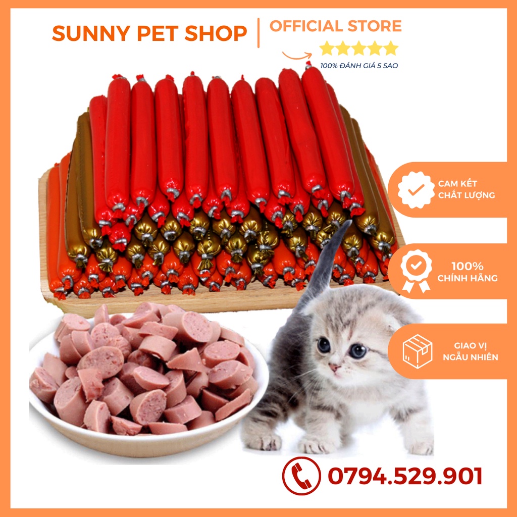 Xúc xích ăn liền cho chó mèo 🌭