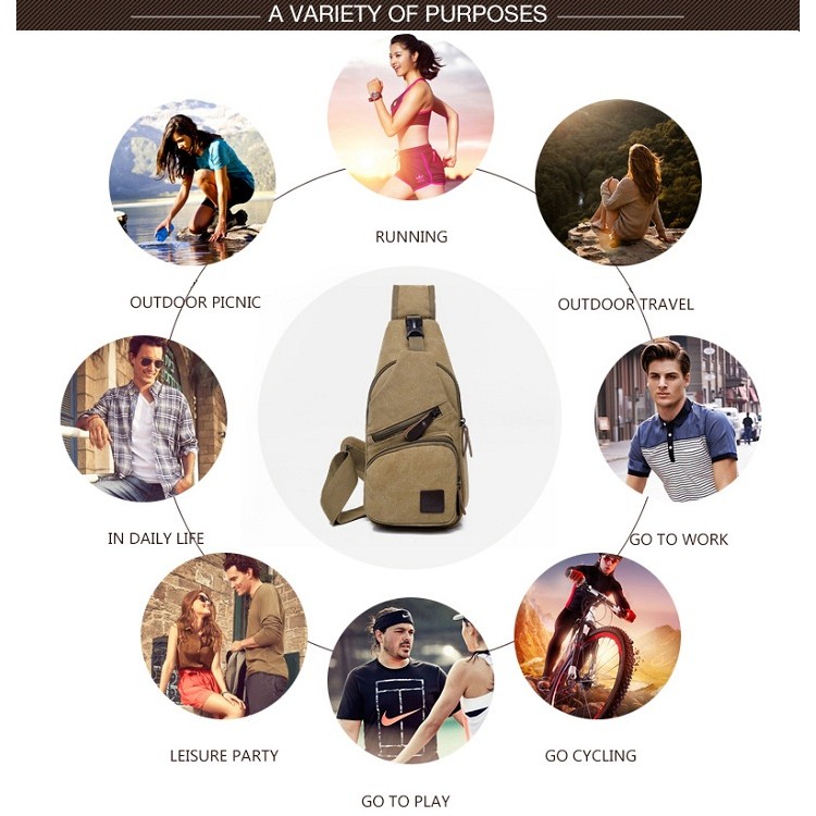 Túi đeo chéo vải bố nam cao cấp | BigBuy360 - bigbuy360.vn