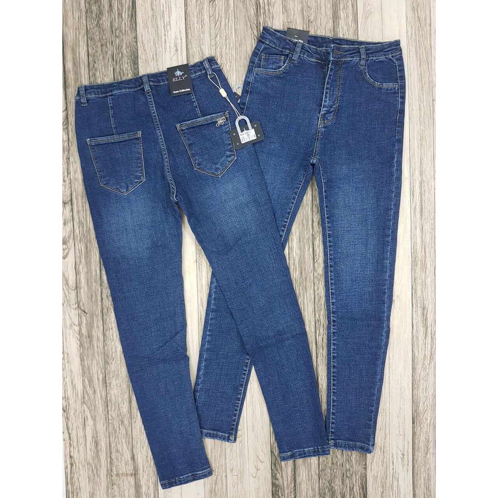 quần jean xanh trơn chất đẹp mã 02