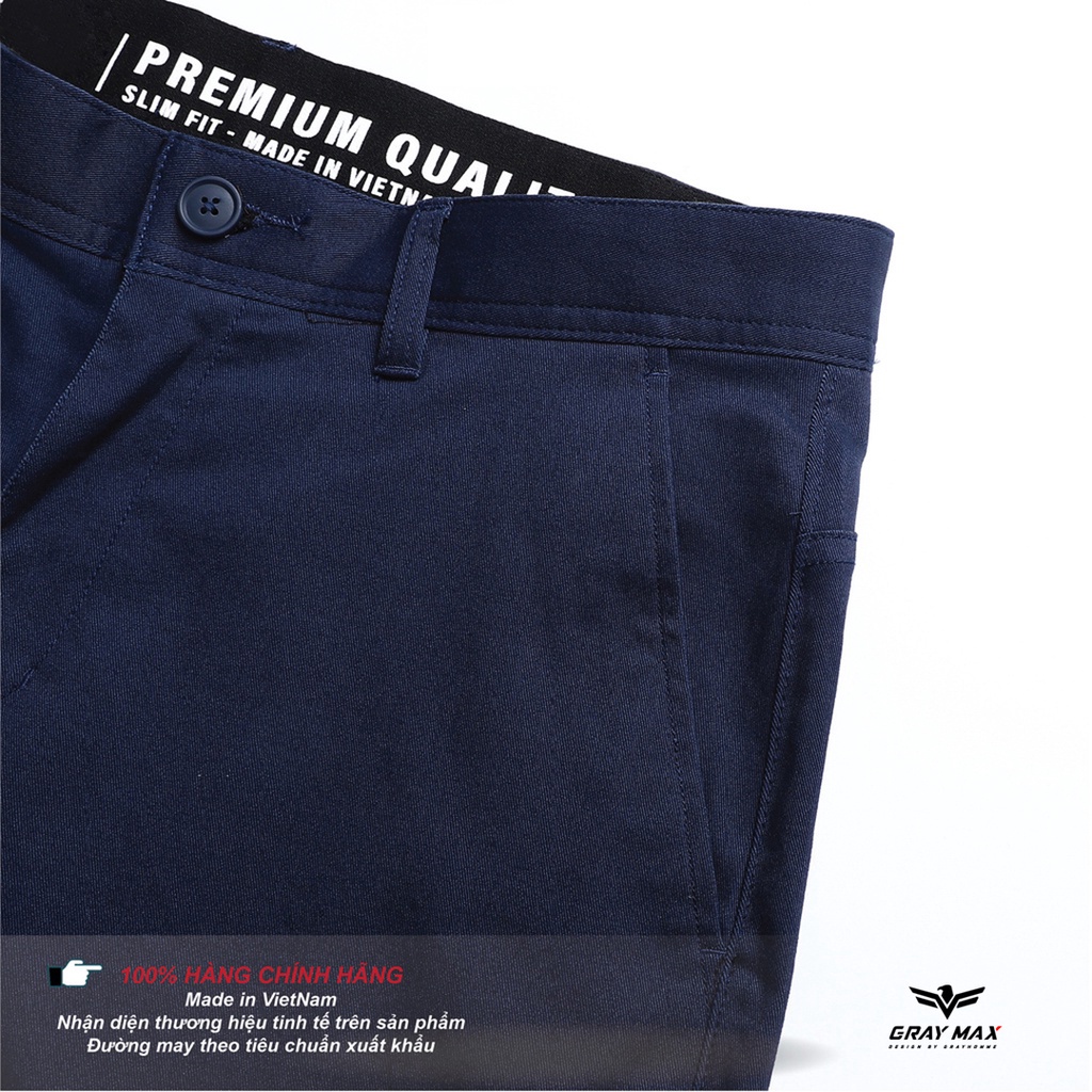 Quần kaki nam cao cấp dáng Slim Fit nhiều màu, co giãn, dày dặn, cứng phom