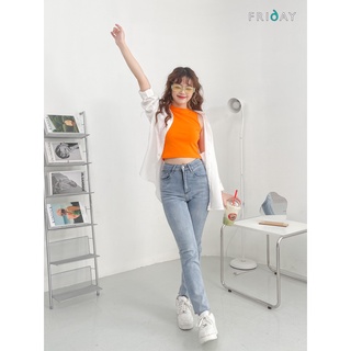Áo croptop SN Poco trơn 2BD705A Friday