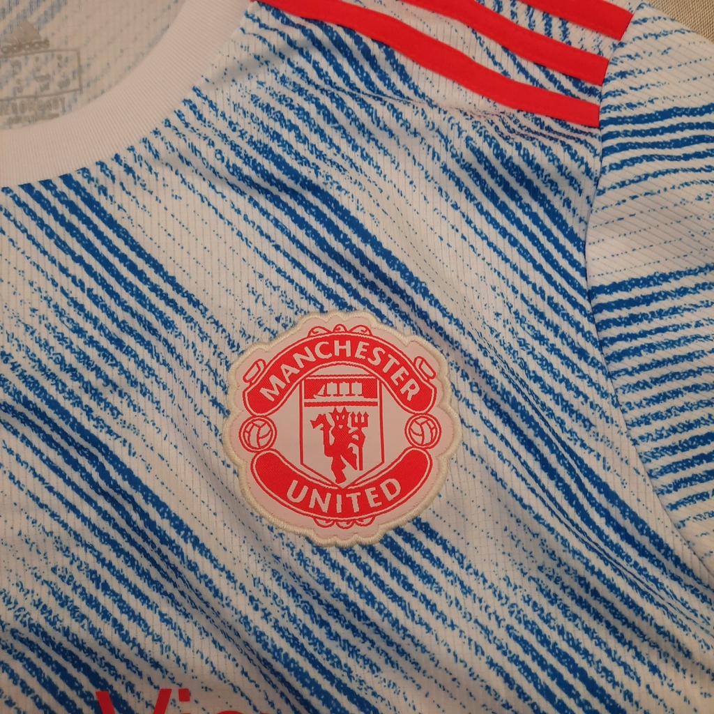 Bộ đá banh MU xanh sân khách hàng thái