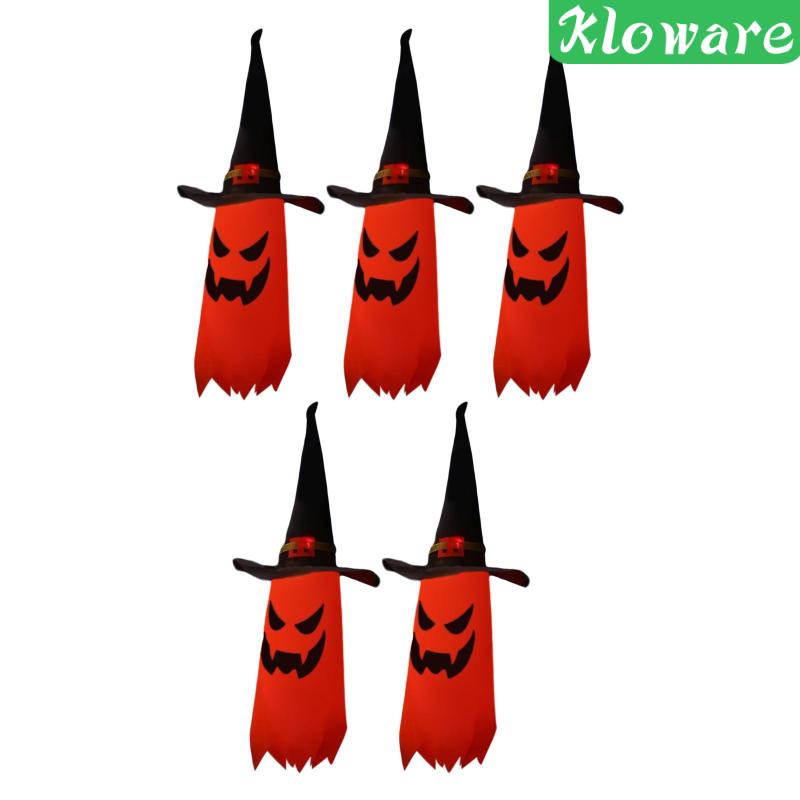 Set 5 Đèn LED Hình Bí Ngô Trang Trí Halloween